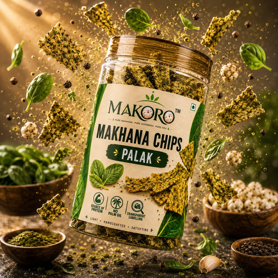 Makhana Palak Chips