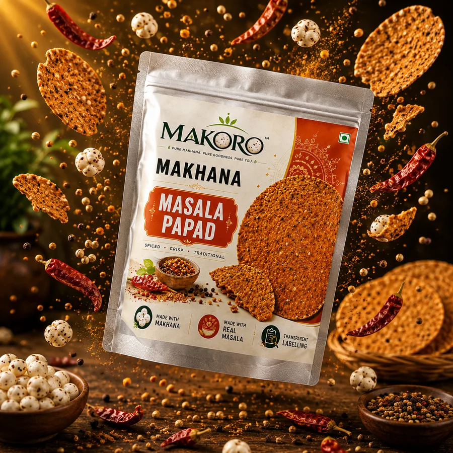 Makhana Masala Papad