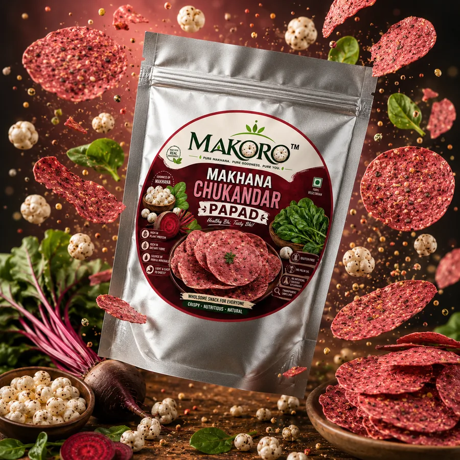 Makhana Chukandar Papad